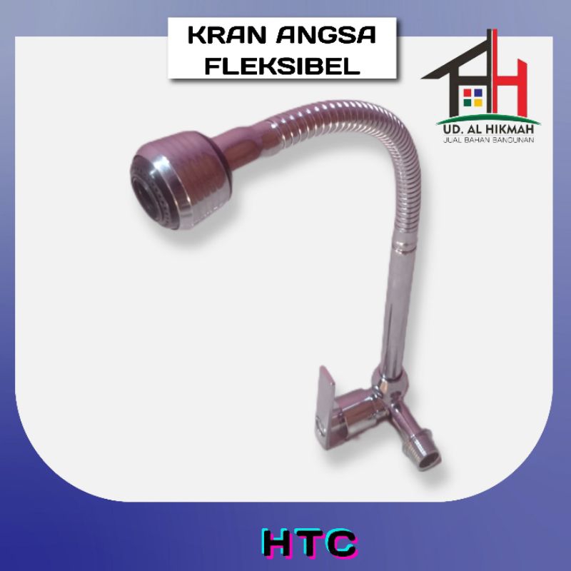 KRAN ANGSA KERAN SINK STENLIS / KRAN CUCI PIRING HTC