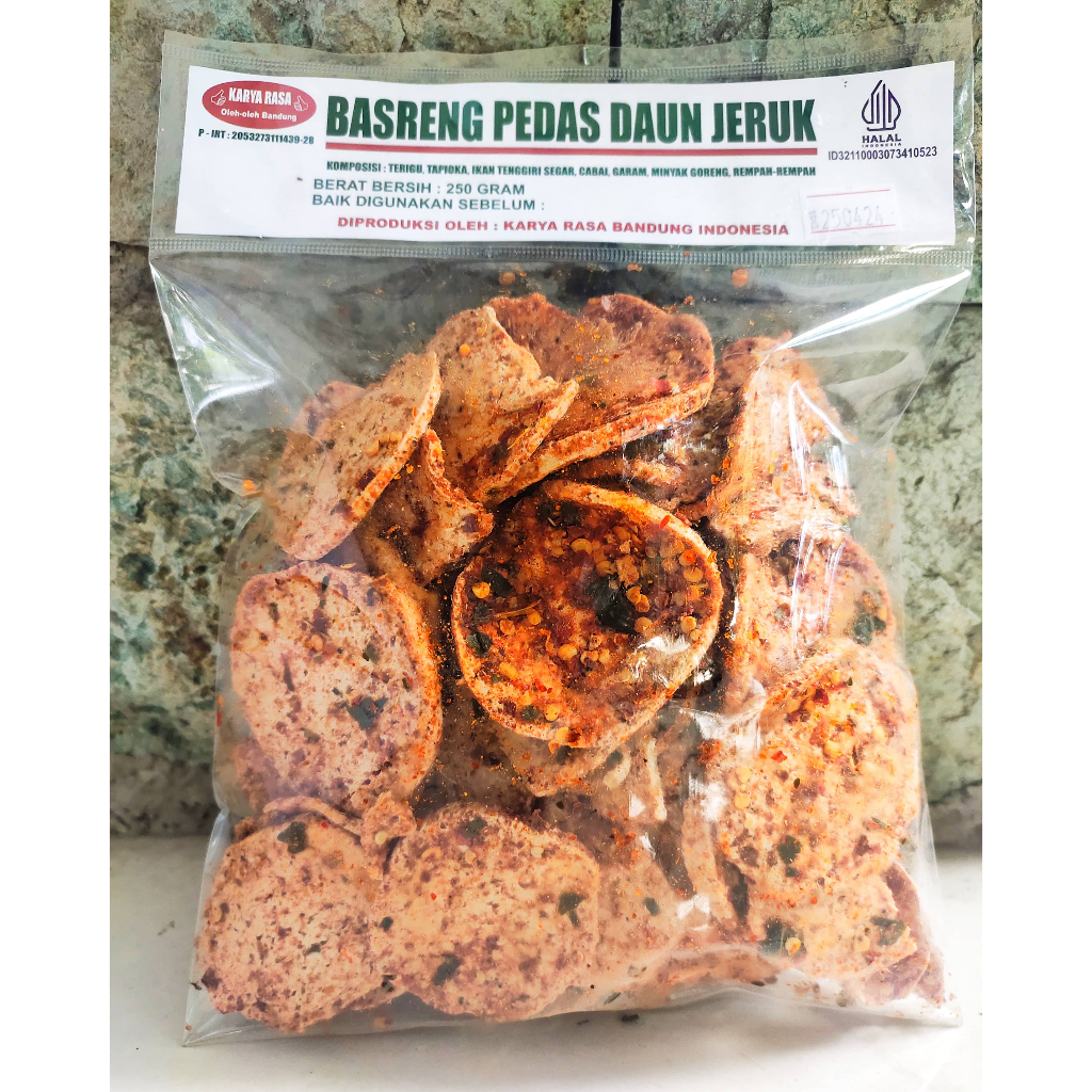 

keripik basreng pedas daun jeruk KARYA RASA