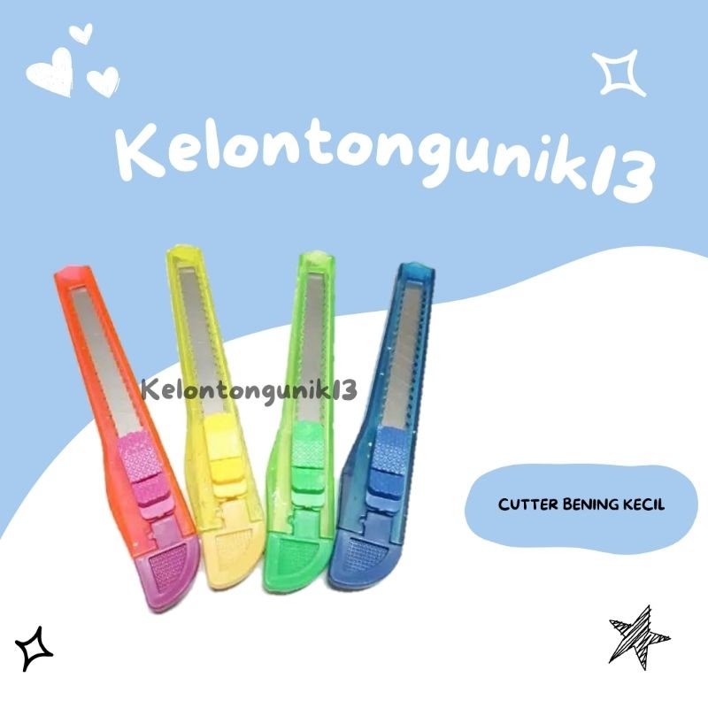 

Cutter bening kecil asahi / Kater bening kecil [ Per Pcs ]