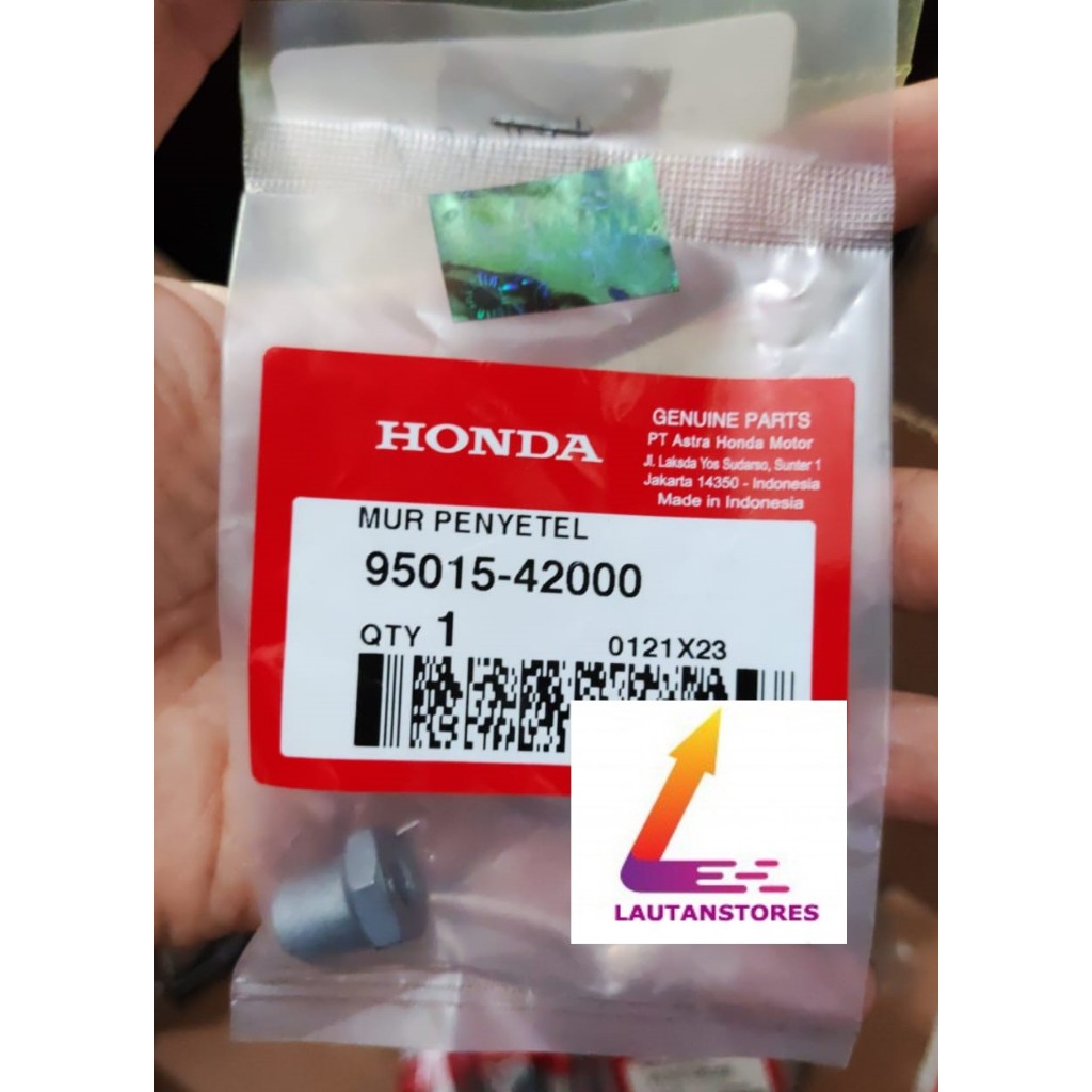 95015-42000 Mur Penyetel Rem Tromol Belakang Vario Beat Genio Scoopy Spacy Karisma Supra X 125
