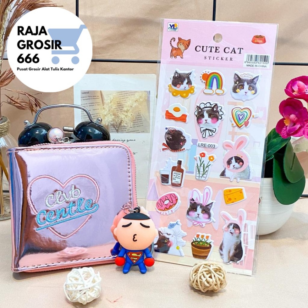 

paket bundling dompet centle.id lucu imut kekinian alat tulis sekolah kantor bagus lucu aesthetic korea COD termurah