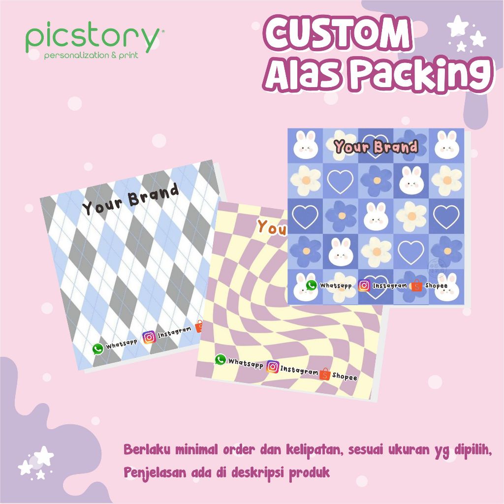 CUSTOM Alas Packing / Alas Packaging Aksesoris Gelang Kalung Cincin / Alas Packaging Souvenir