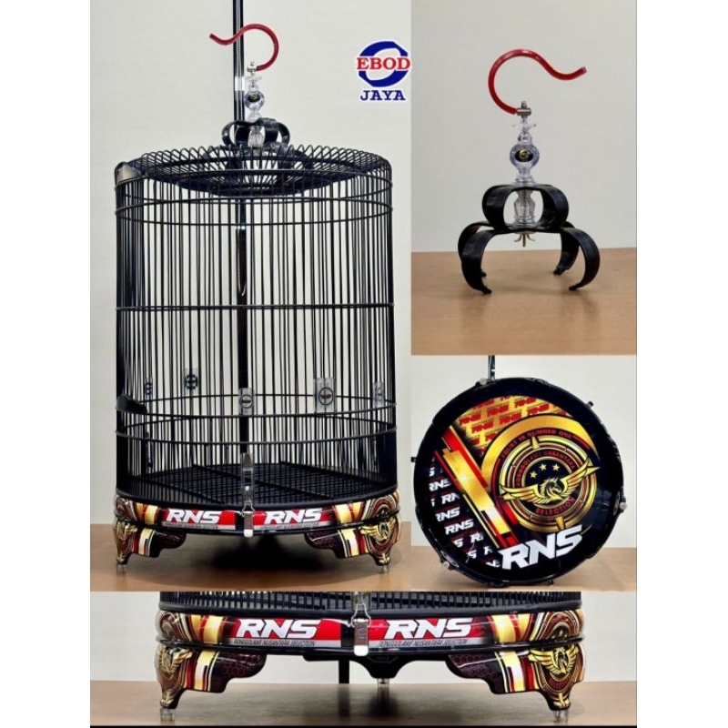 KANDANG SANGKAR MURAI EBOD JAYA PVC DECAL RONGGOLAWE RNS NO 2