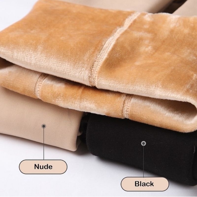 winter stocking legging nude extra warm