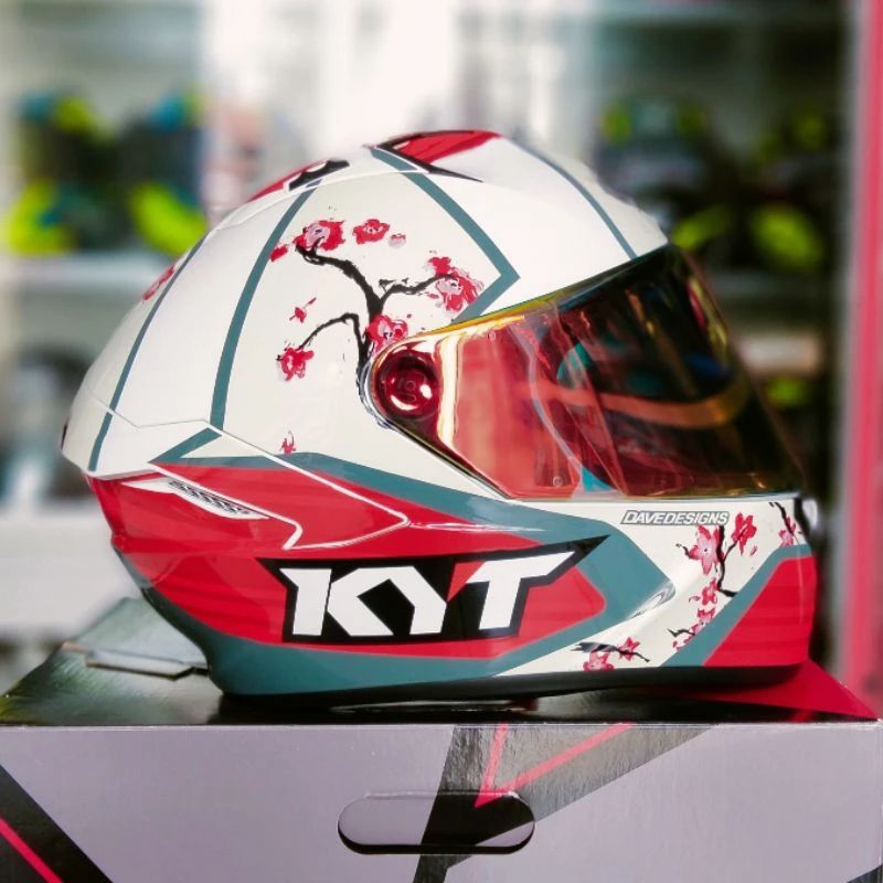 HELM KYT NFR XAVI SAKURA PAKET GANTENG