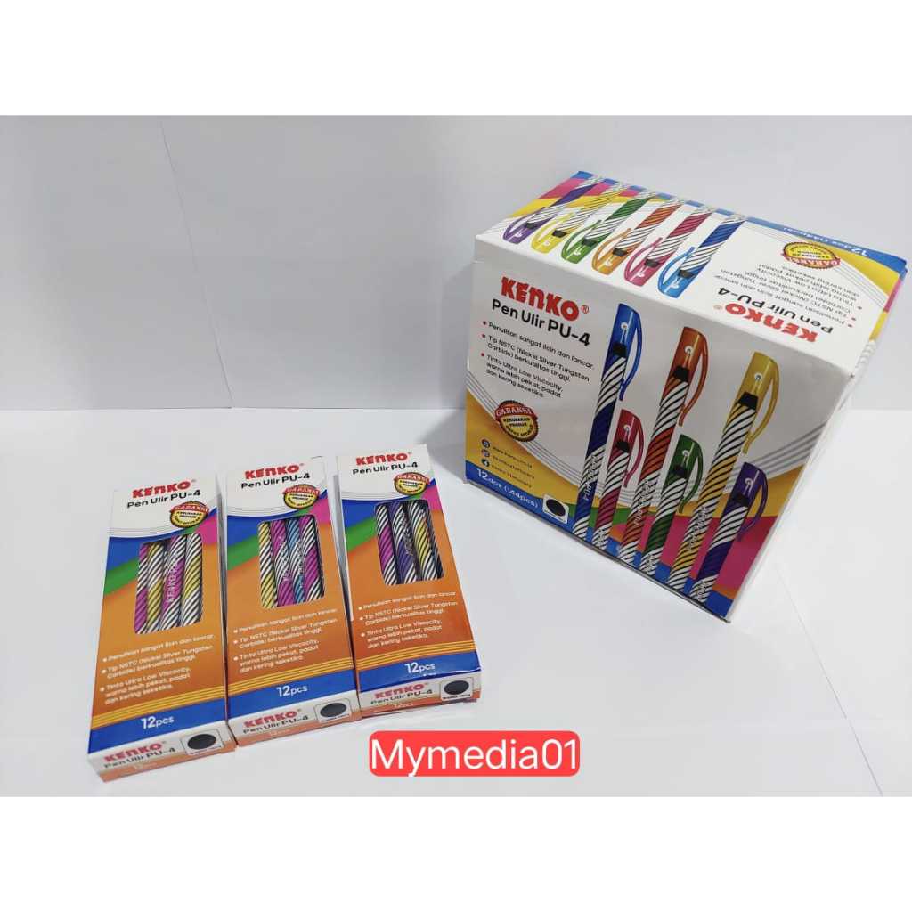 

KENKO PULPEN ULIR PU-4 / PULPEN LILIN TINTA HITAM TERMURAH