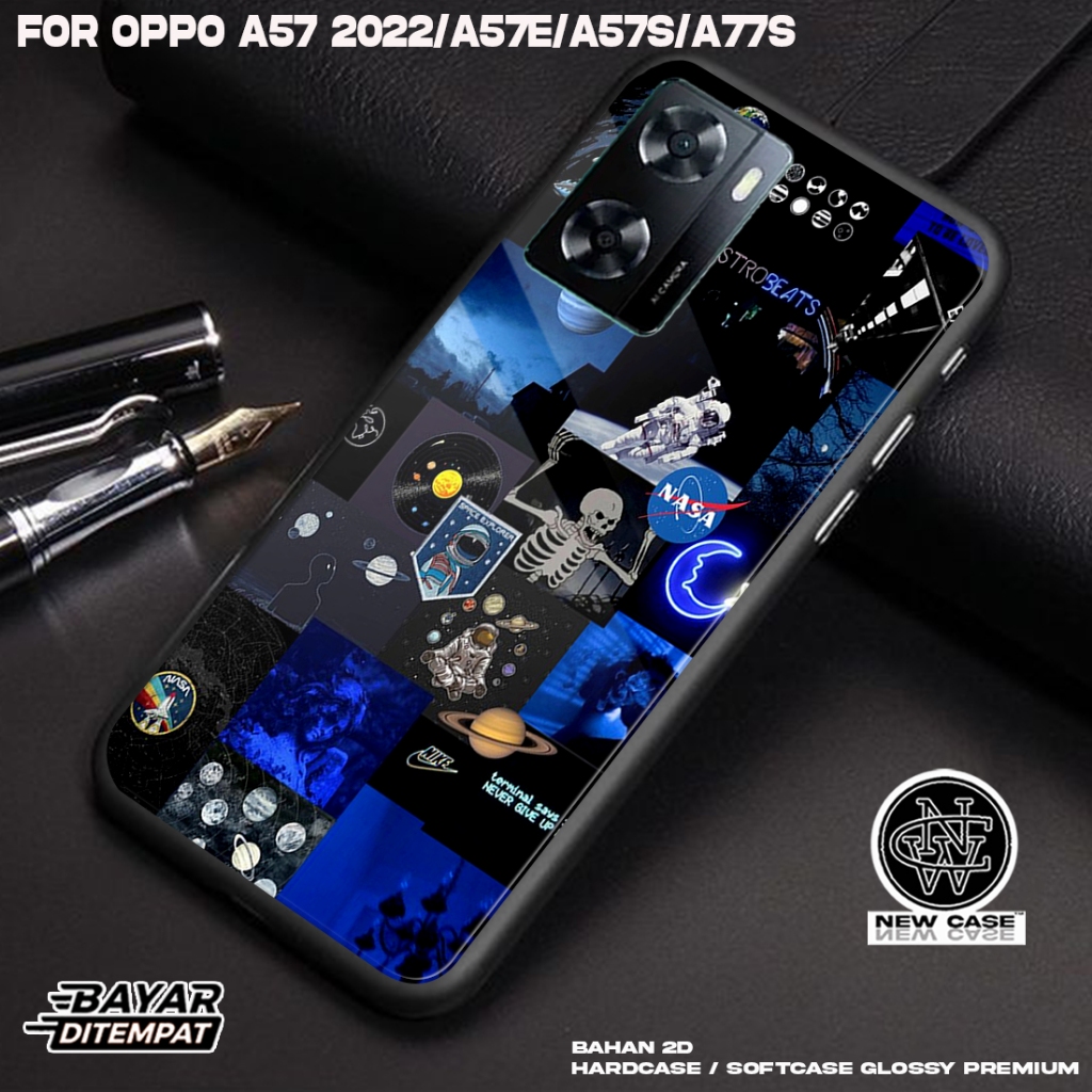 Case OPPO A57 2022 A57E A57S A77S - Casing Hp Terbaru 2023 Newcase [ NSA] Silikon Hp Mewah - Kesing 