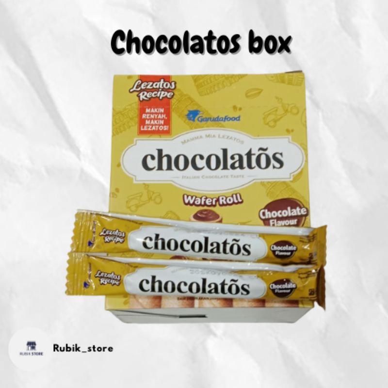 

WAFER CHOCOLATOS 1BOX ISI 24PCS