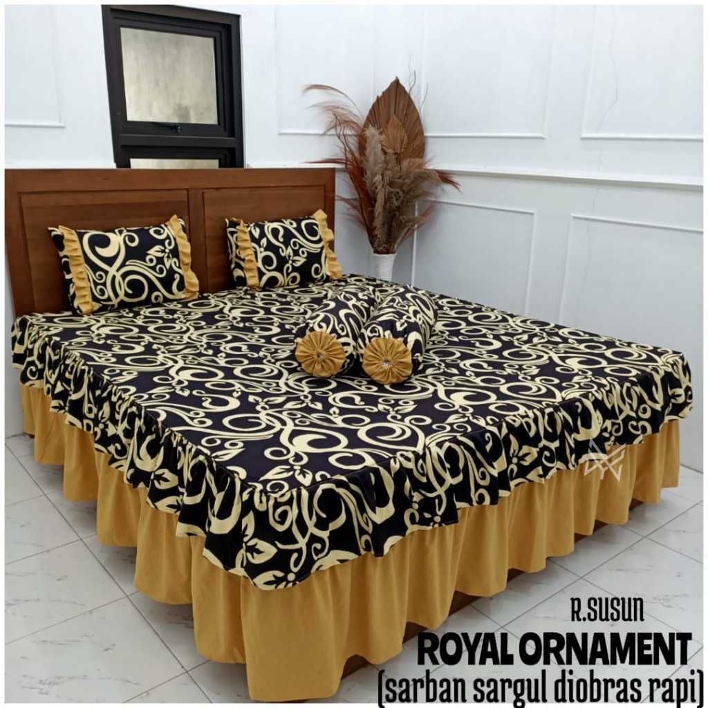 Sprei Rumbai Susun Abstrak Batik Ornament Sprei Rumbai Susun Tralis Murah No. 1 King Size 180x200 No