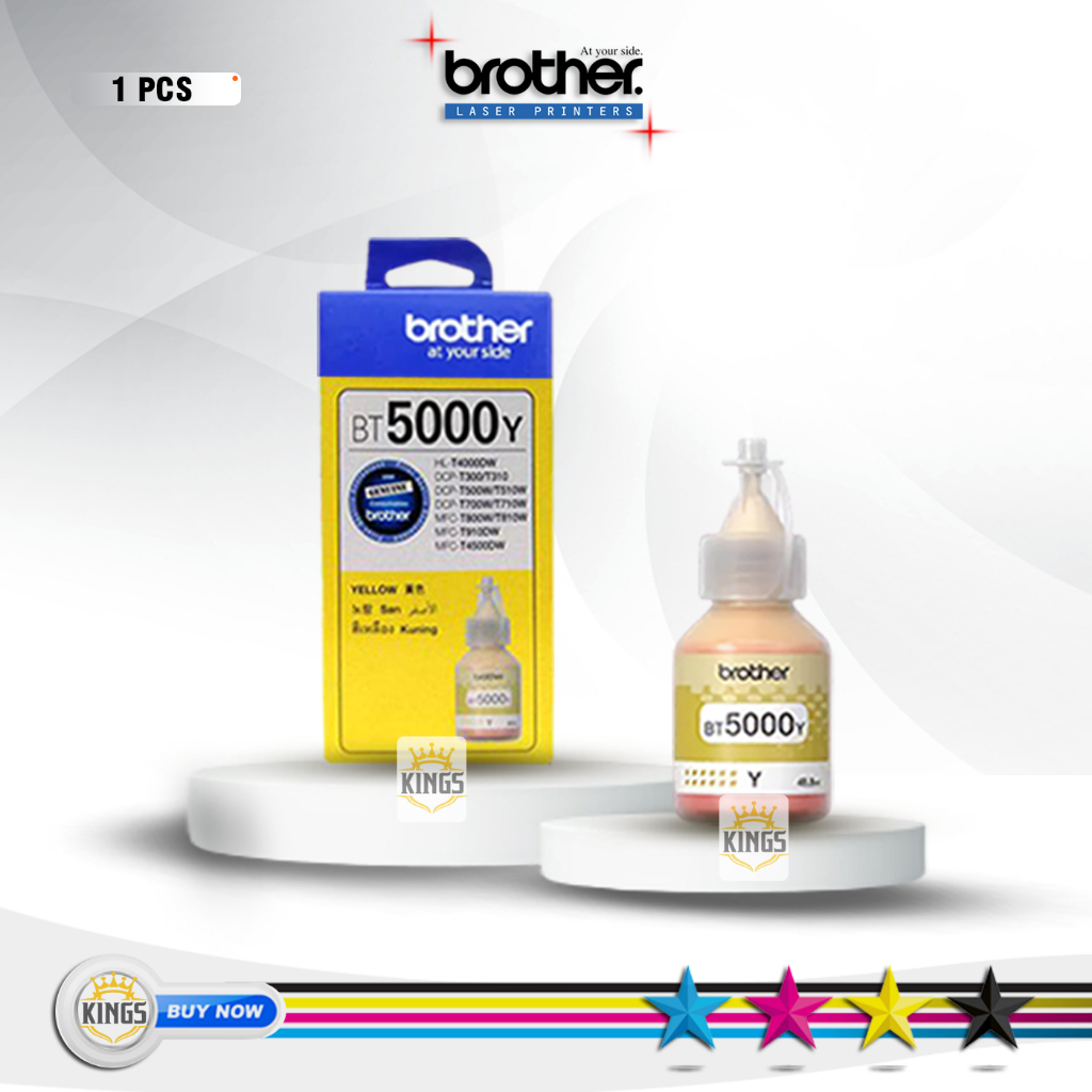 Tinta printer brother bt5000 YELLOW DCP T710W DCP T300 DCP-T310 T800W T810DW T910DW