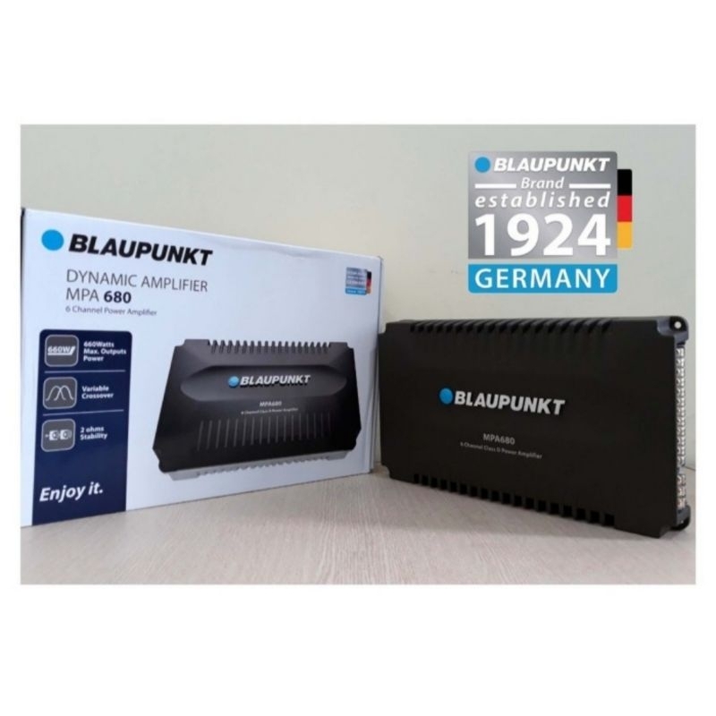 Power amplifier Blaupunkt MPA 680 high and 6 channel - blaupunkt mpa680