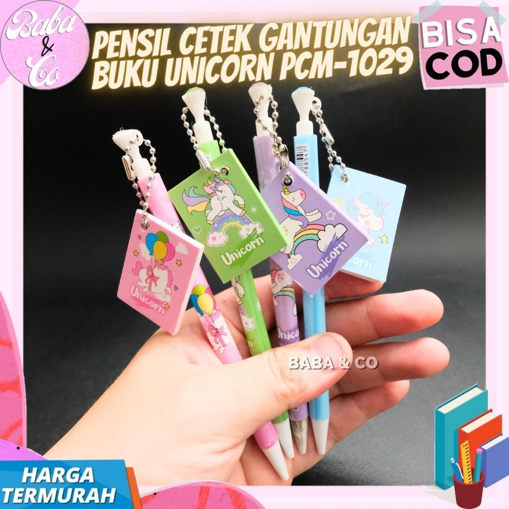 

PENSIL LUCU PENSIL CETEK MEKANIK GANTUNGAN BUKU UNICORN PCM-1029 MURAH PENSIL UNICORN CETEK MEKANIK PENSIL GANTUNGAN BUKU UNICORN