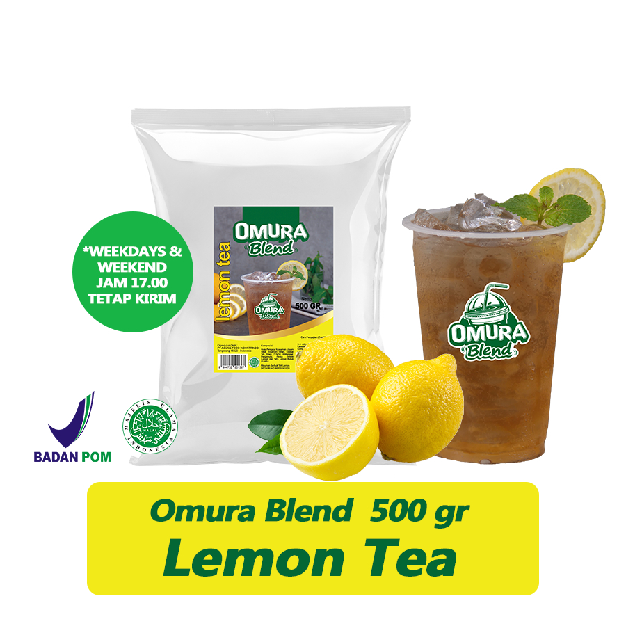 

Bubuk Minuman Premium Rasa Lemon Tea 500Gr / Lemon Tea Mix Gula - NUSANTARA POWDER - BLEND