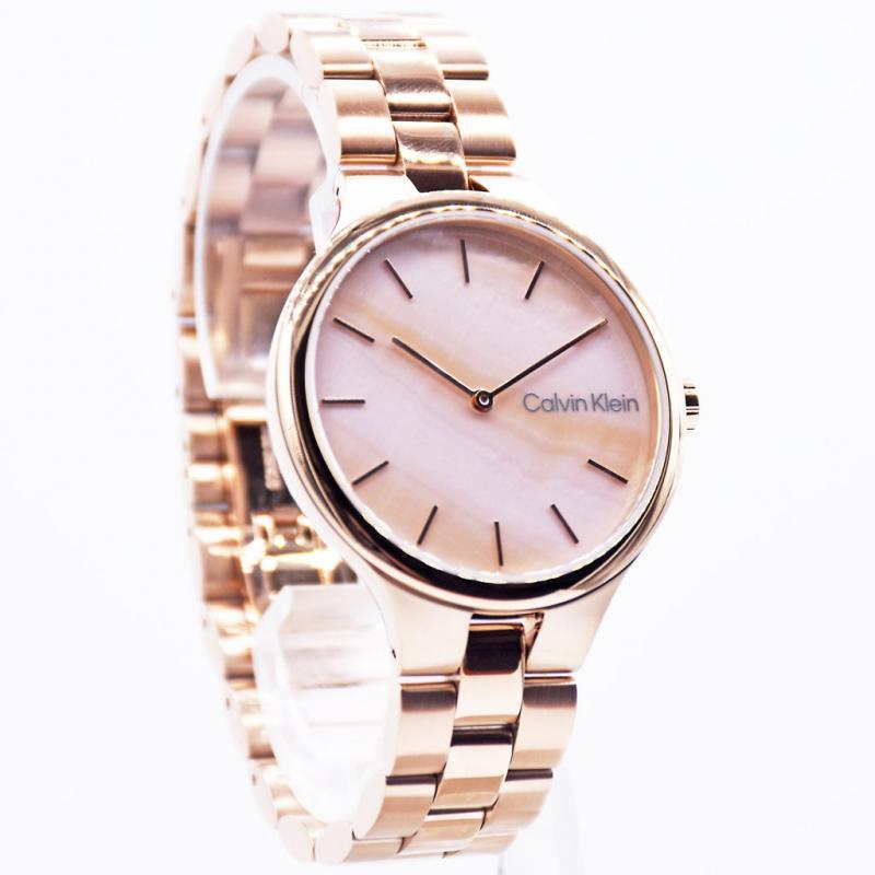 promo 100% asli jam wanita Calvin Klein CK-25200427 garansi resmi- full rosegold