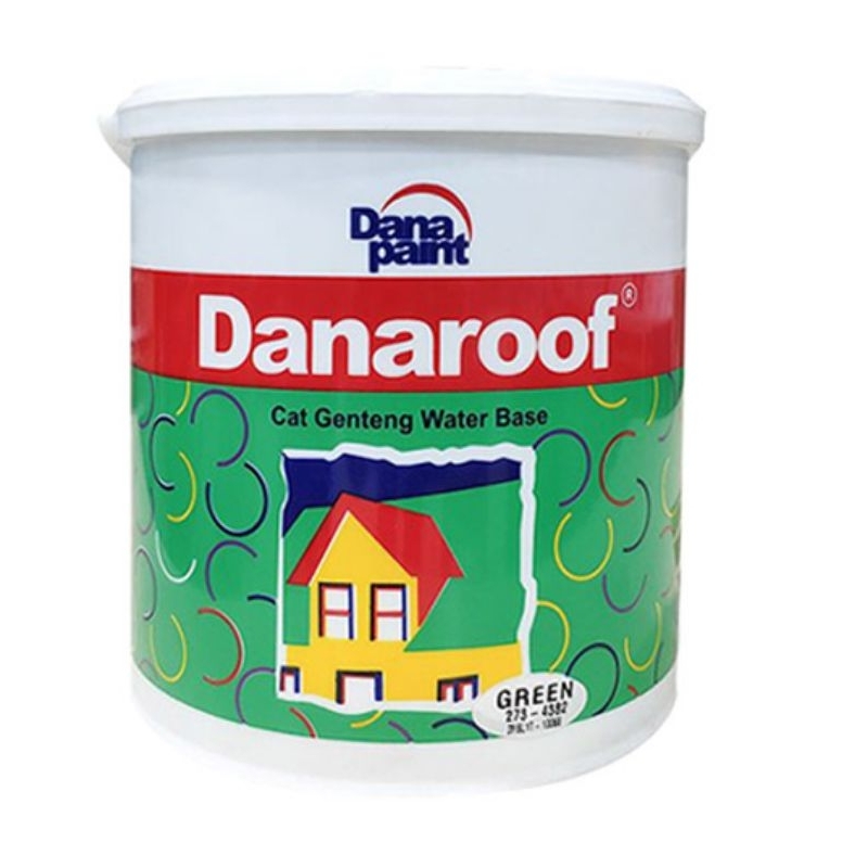 Cat Genteng Asbes , Cat Beton Danaroof 5 KG