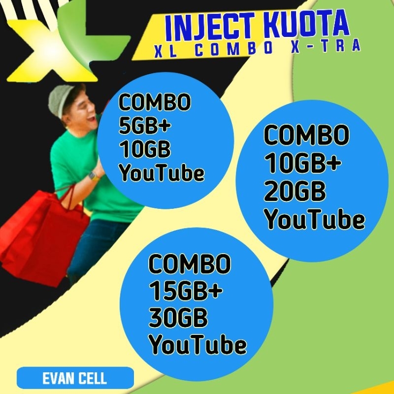 KUOTA XL XTRA COMBO 5GB 10GB 15GB