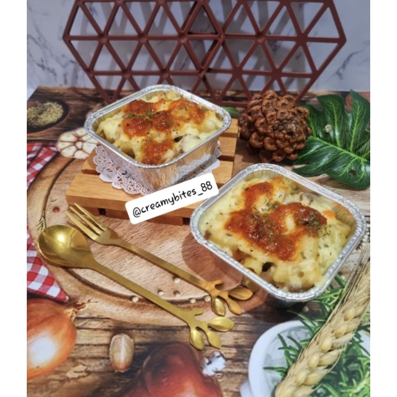 

Baked Mac n Cheesee Mozzarela [box Isi 4]