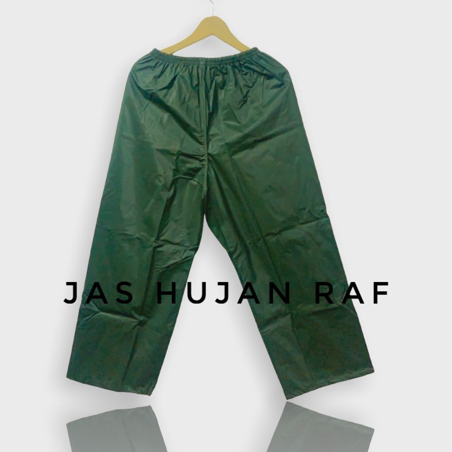Celana Jas Hujan Raf Warna HIjau Army