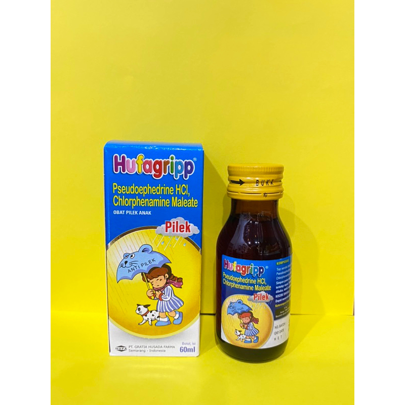 Hufagrip Pilek Sirup 60ml Hufagrip Biru