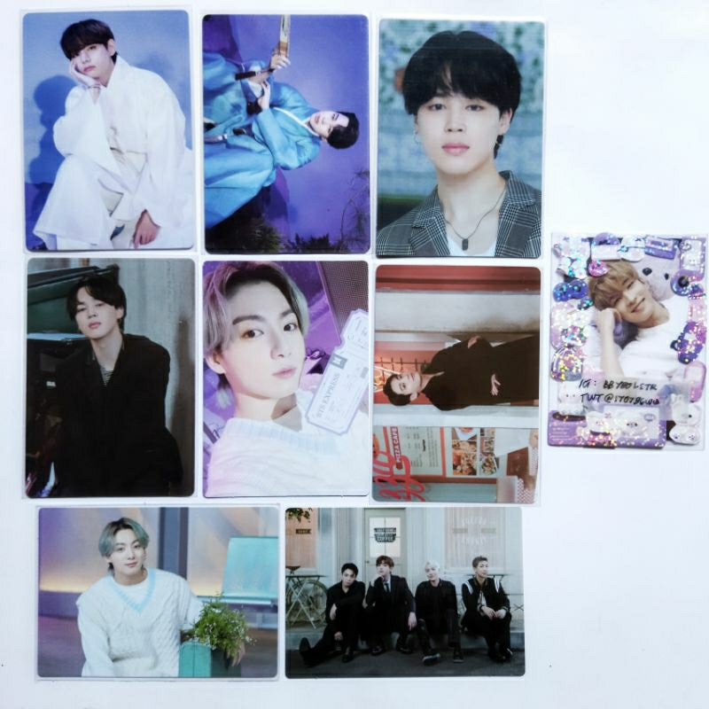 Mini Photocard Jungkook Taehyung V Jimin jk Dalmajung PTD sowoozoo spc selca unit