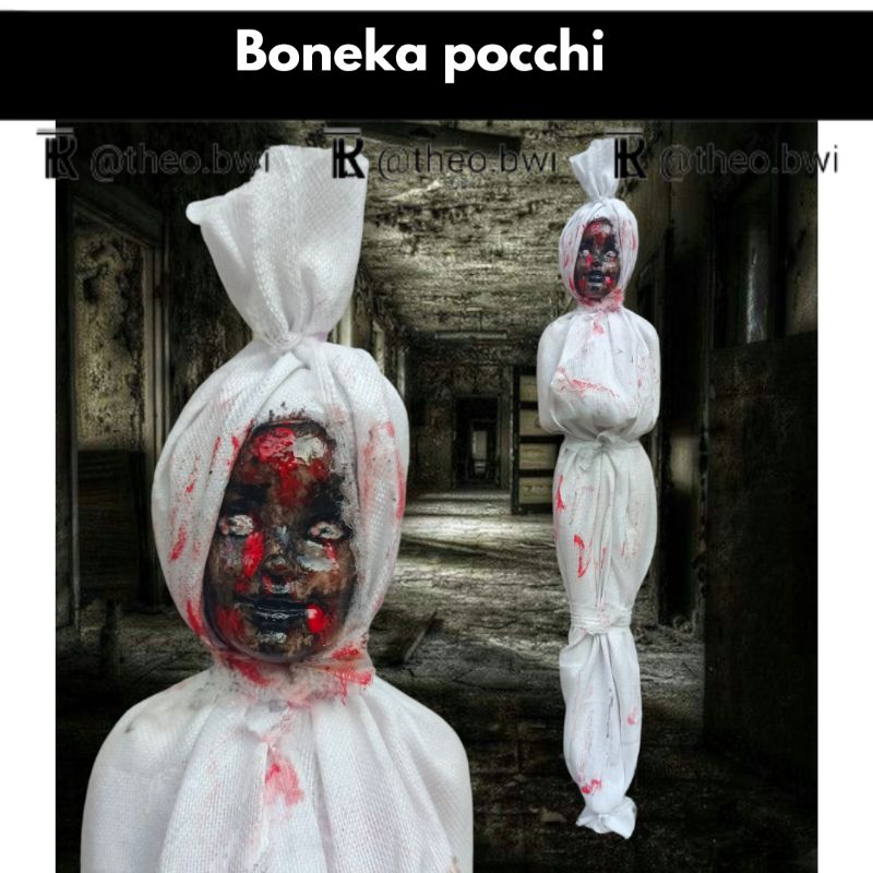 Boneka Horor Koleksi (Pocong, Kuntilanak, dll), juga memerima custom | Theo r