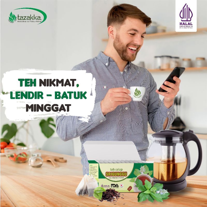 

Obat herbal ampuh mengobati batuk berdahak asma sesak napas dan gurah dengan teh srigunggu asli original 100% herbal