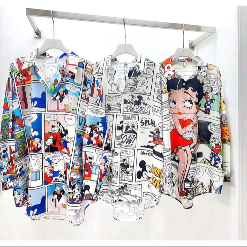 Brand Papa Bear BKK(Bangkok) Kemeja/Atasan/Blouse/Oversize