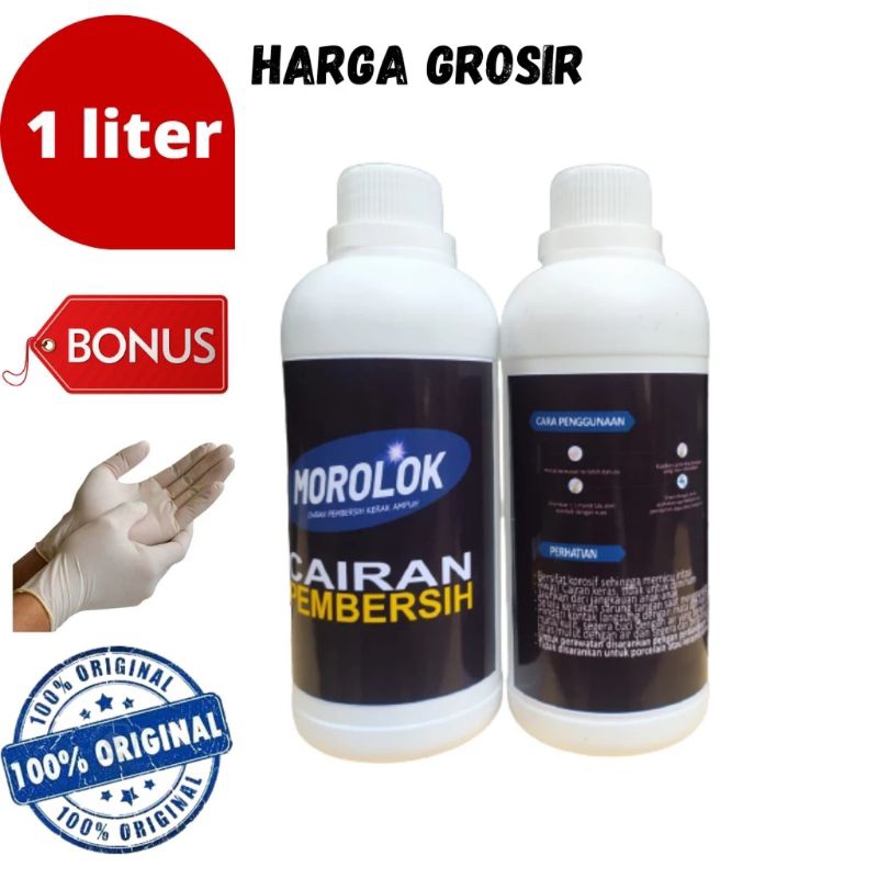 Morolok Fast Cleaner Pembersih Porclaine Ajaib Gurilap