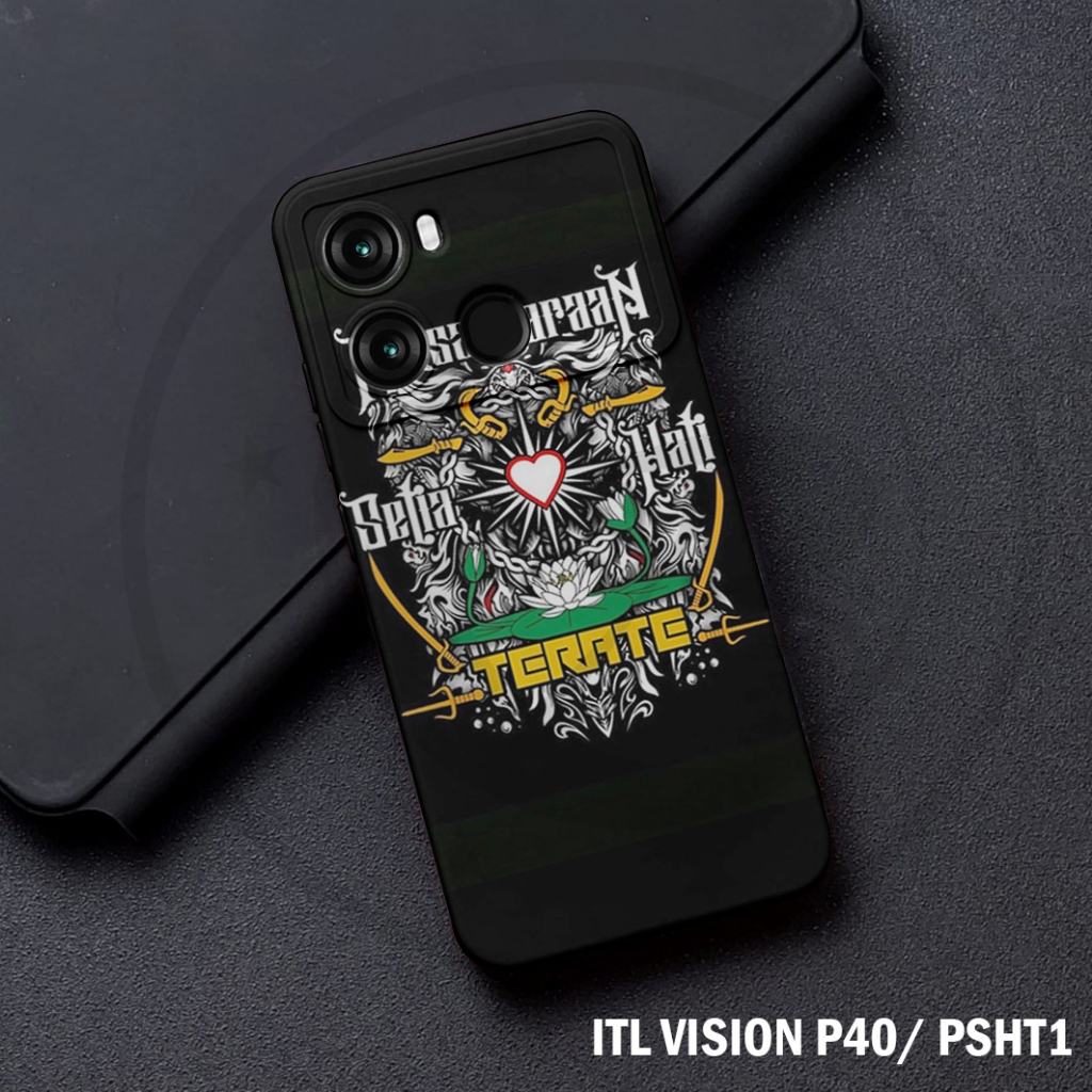 CAHAYABINTANG - CASING HP UNTUK ITEL P40 GAMBAR PSHT01 SOFTCASE PELINDUNG HANDPHONE