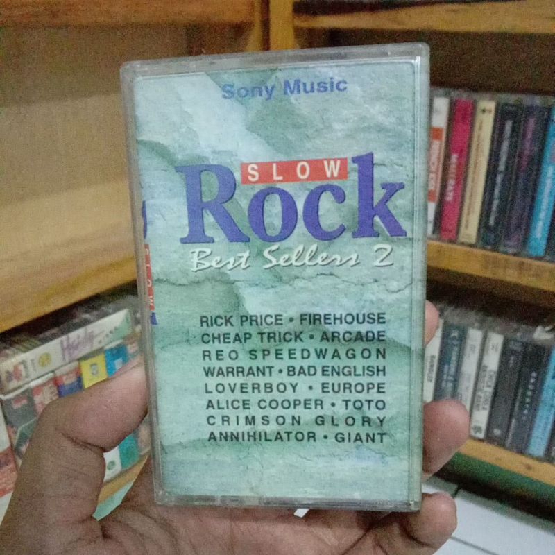 Kaset Pita Slow Rock Best Seller 2 (arcade, warrant, bad english, europe, alice cooper, annihilator,