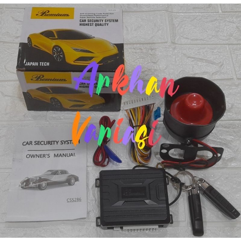 Alarm Mobil Universal Model Remote Kecil