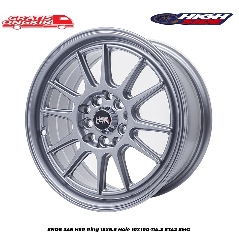 Velg Racing Mobil Ertiga,Innova,Grandmax,Luxio,Arena,Apv Velg Hsr R15 Hsr Ende