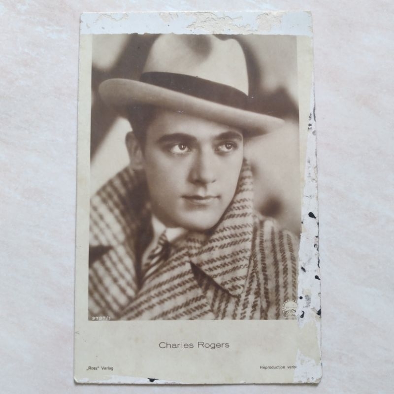 

Kartu Pos Kuno Tua Jadul Foto Charles Rogers 1920-1940an - YN792