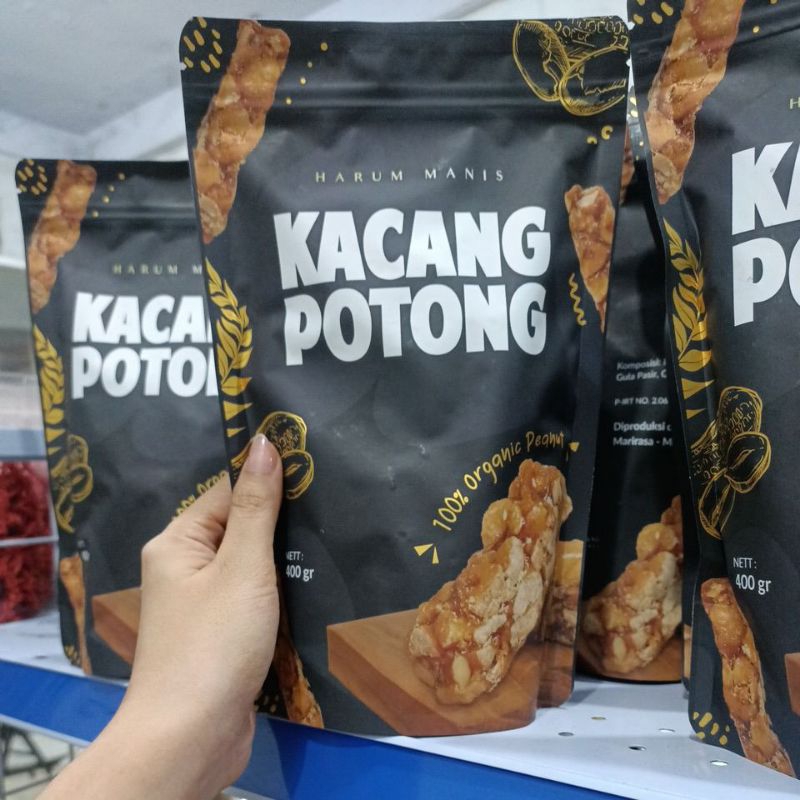 

[ Ready Medan ] Kacang Potong 400gram / Kacang Potong Karamel Cap Harum manis