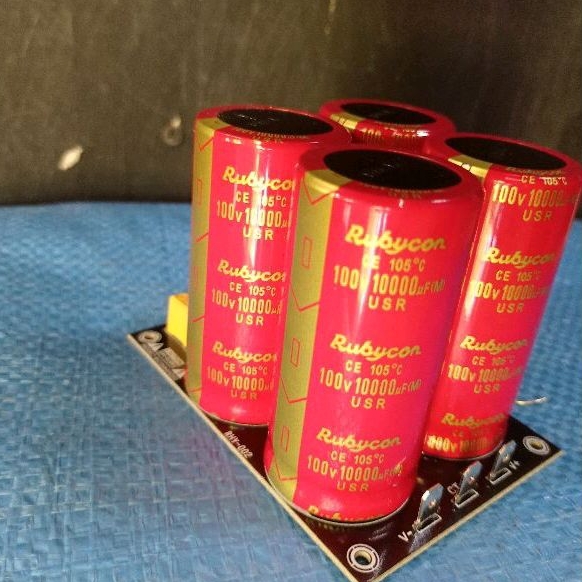 psu 4 elco rubycon merah USR 10000uf/100v