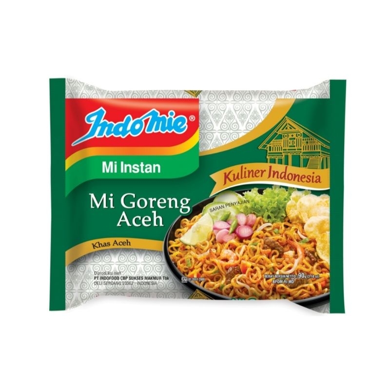 

Indomie Mi instan Goreng Aceh 90 gram