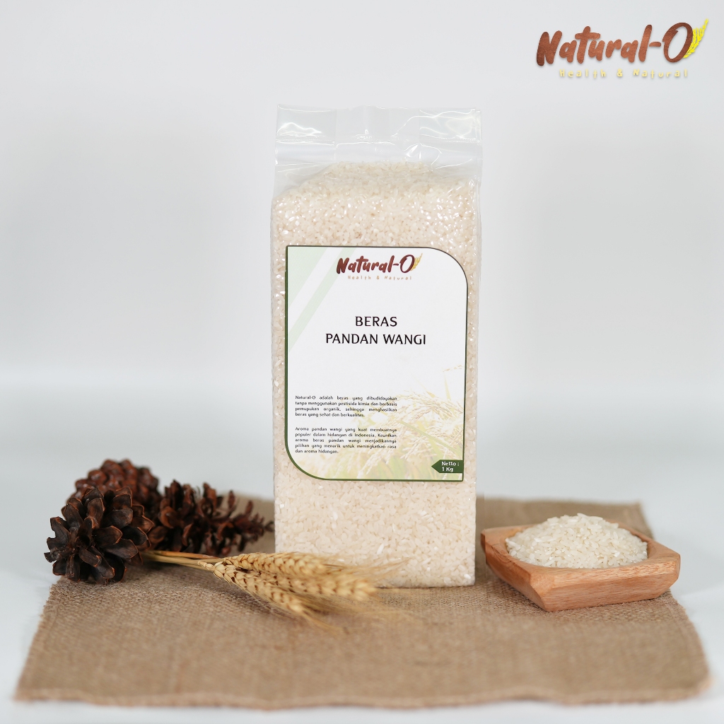 

Beras Pandan Wangi Organik Natural-O | 1 Kg (Vacum)