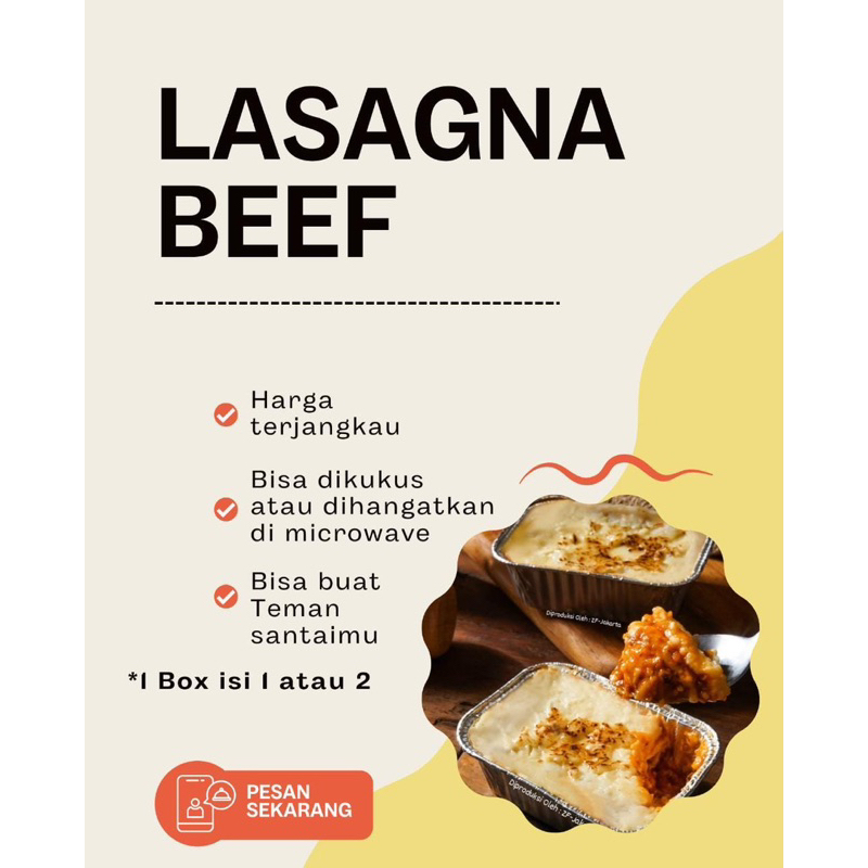 

Lasagna Beef