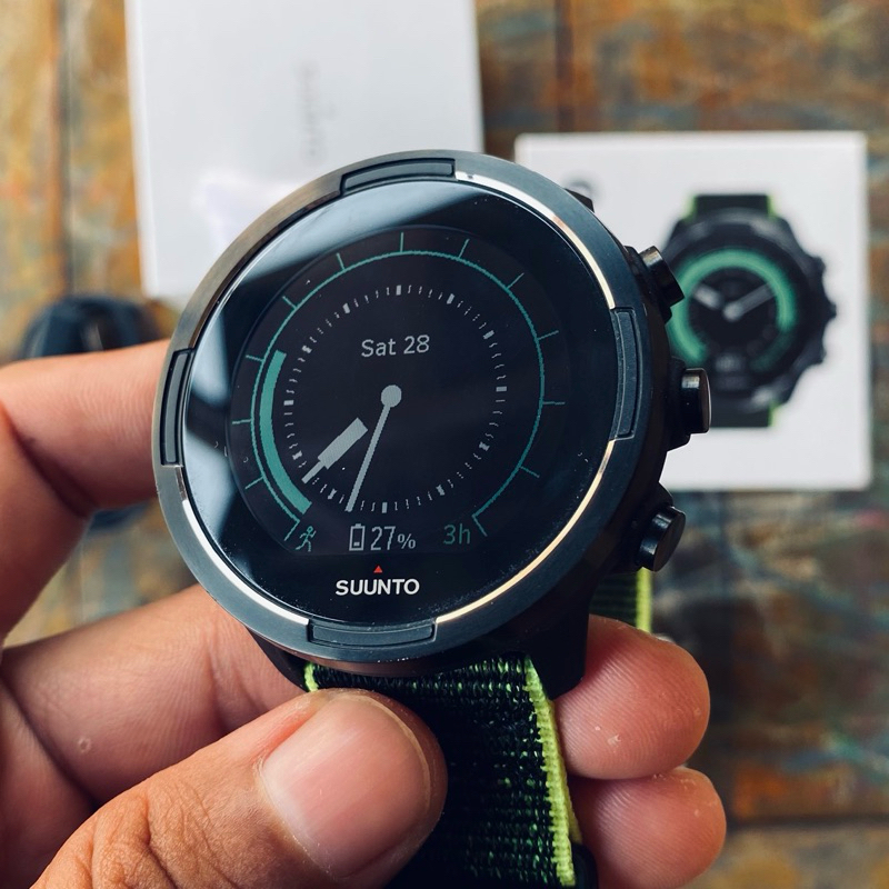suunto 9 baro Lime edition mulus fullset