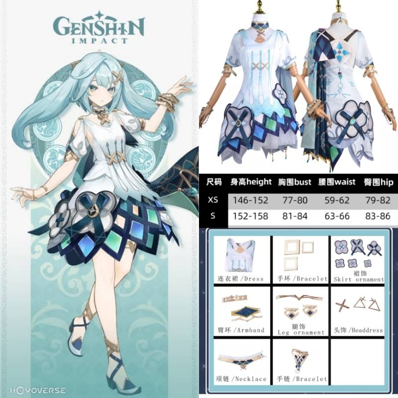 WTS READY STOCK PRELOVED SECOND Costume Kostum Wig Rambut Palsu Cosplay Faruzan Genshin Impact Brand