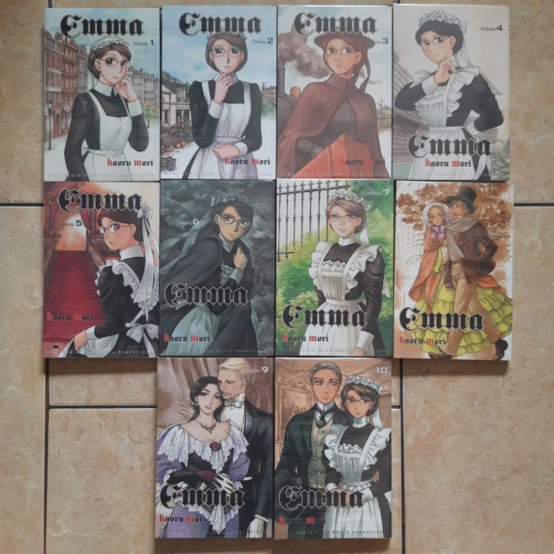 Komik Fullset Emma 1-10 Tamat Kaoru Mori Kolpri + Sampul