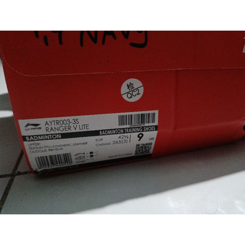 Sepatu Lining Ranger V Lite Original