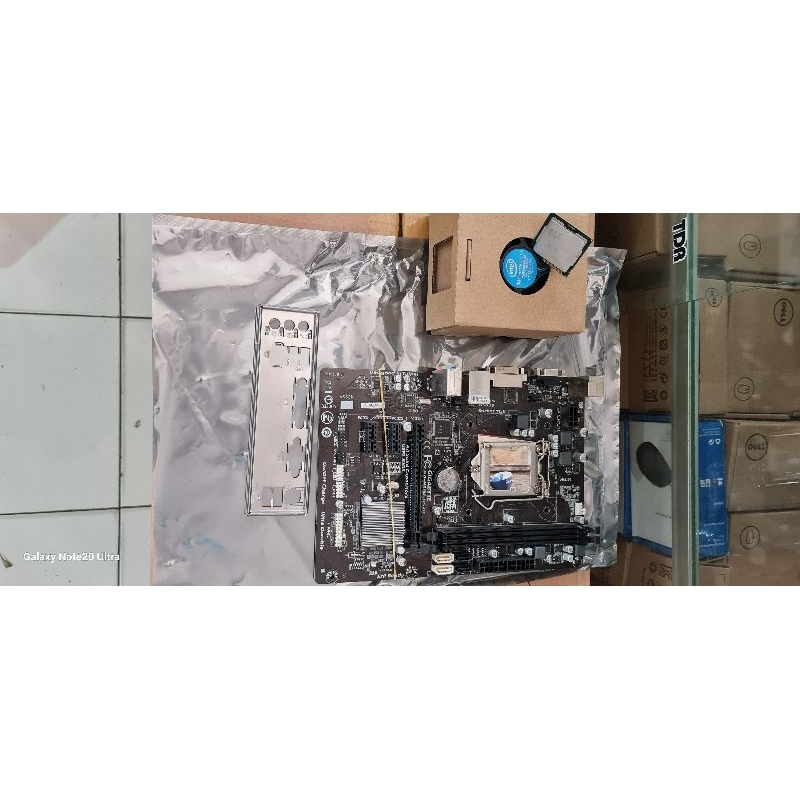 paket procesor i5 4590 + mobo h81 + fan
