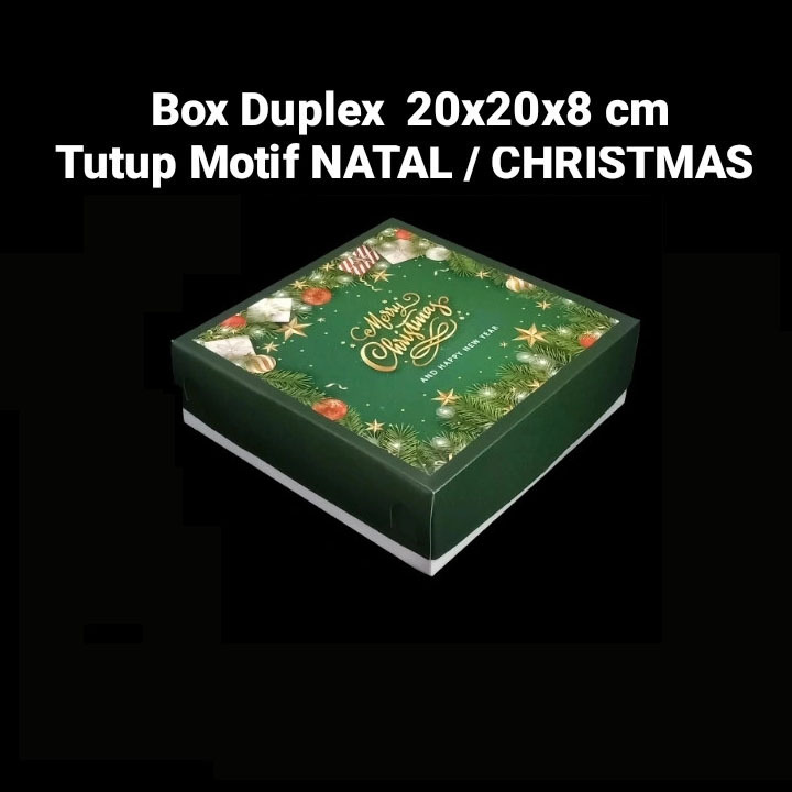 

(5 pcs) kardus toples tabung 400ml isi 4 dus lapis legit box roti kotak kemasan pudding hantaran natal christmas xmas ukuran 20x20x8cm