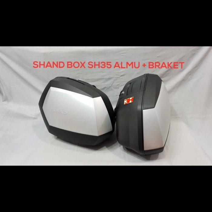 SHAD SIDE BOX SH35 ALUMINIUM + KIT 3P