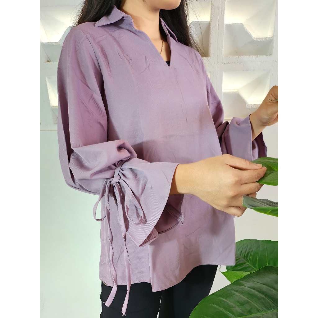 My Gress | Kemeja Polos tangan panjang