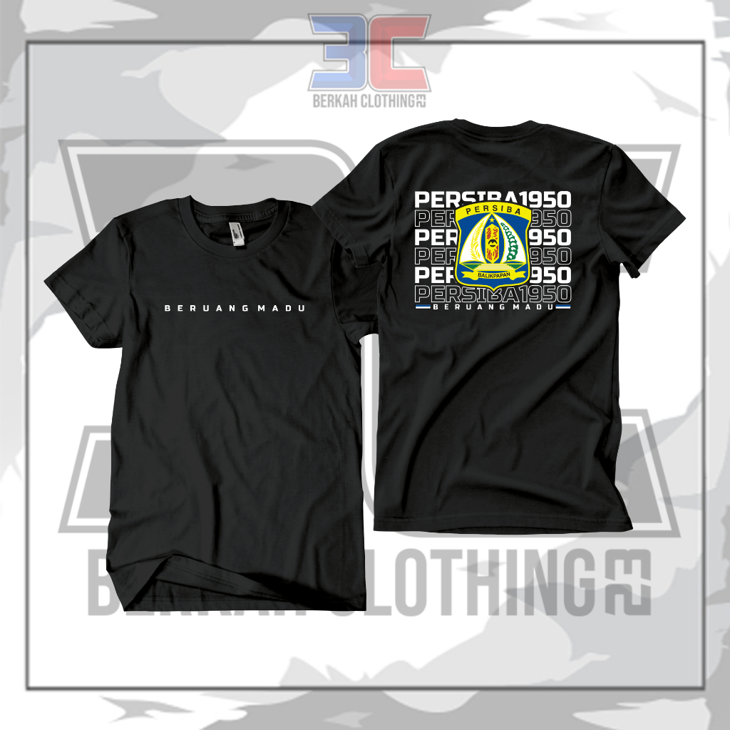 Kaos  Baju SUPORTER PERSIBA 1950 BALIKPAPAN Beruang Madu