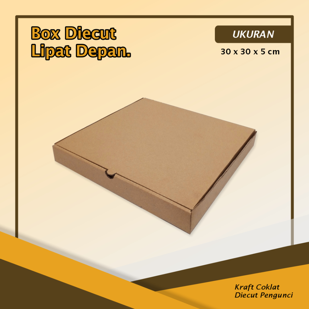 

Kardus/Box DC LD - Uk. 30 x 30 x 5 cm Boxpizza/Boxkado/Giftbox/Boxkado