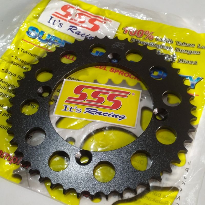 SSS Gear Belakang Hitam 428 KLX 150