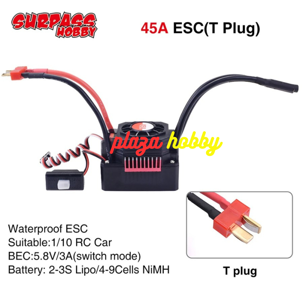 surpass hobby esc brushless 35A 45A 60A car brushless wltoys HSP ESC